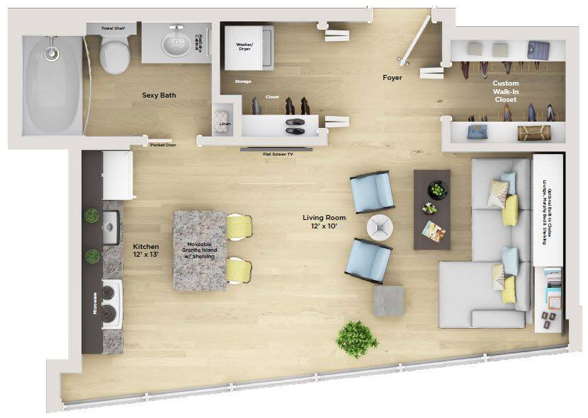 Apartment for rent at 800 Tower City Club, 800 S 4th St, Louisville, KY 40203