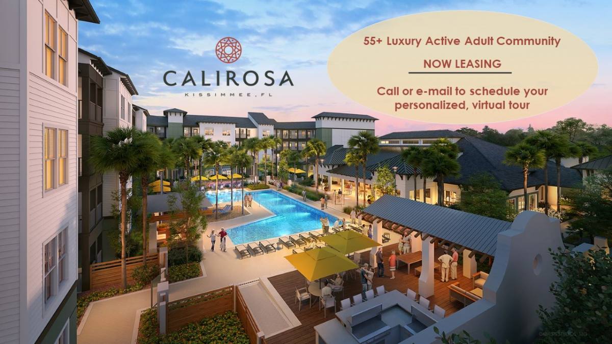 Apartment for rent at Senior Housing - Calirosa Kissimmee, 2920 Flora Ridge Circle, Kissimmee, FL 34741
