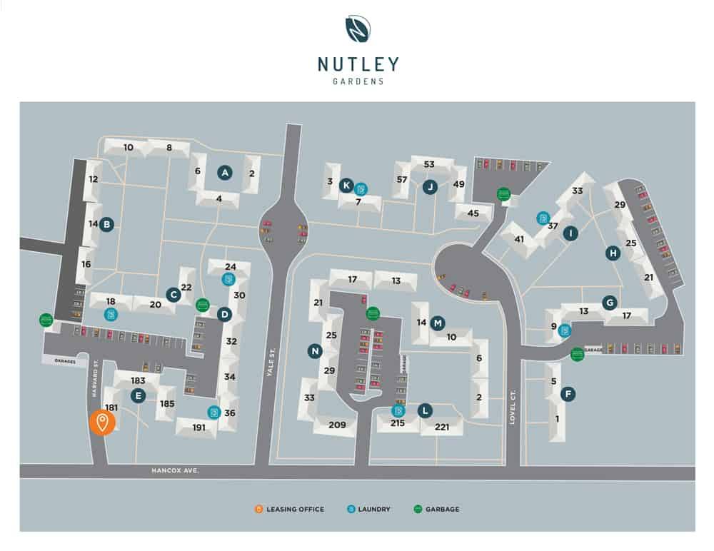 Apartment for rent at Nutley Gardens, 181 Hancox Ave, Nutley, NJ 07110