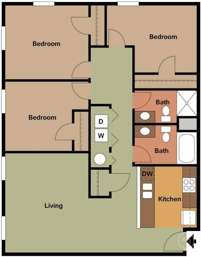 Apartment for rent at Eagle Point, 2209 27th Ave W, Williston, ND 58801