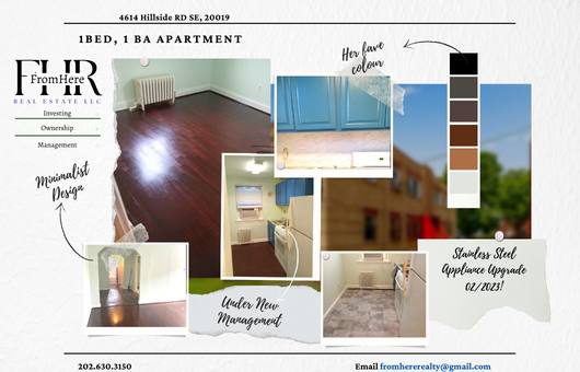 Apartment for rent at 4614 Hillside Rd SE #2, Washington, DC 20019
