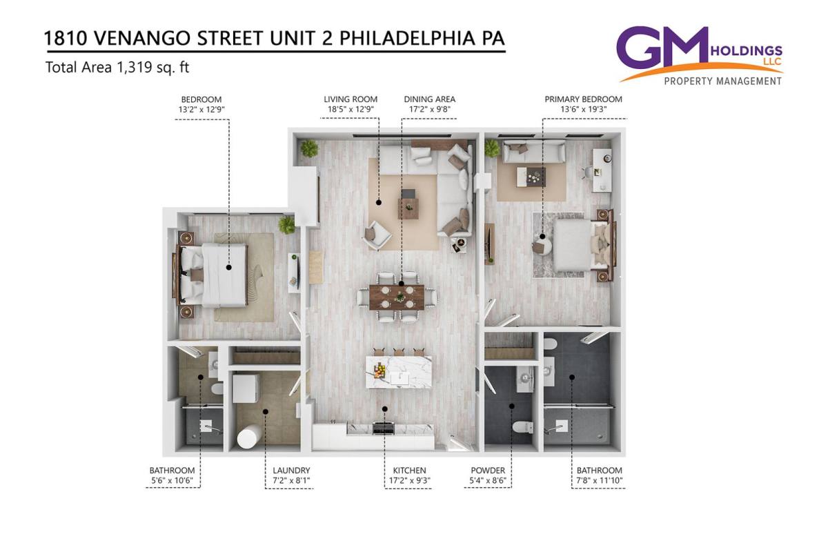 Apartment for rent at 1810 E Venango St, Philadelphia, PA 19134