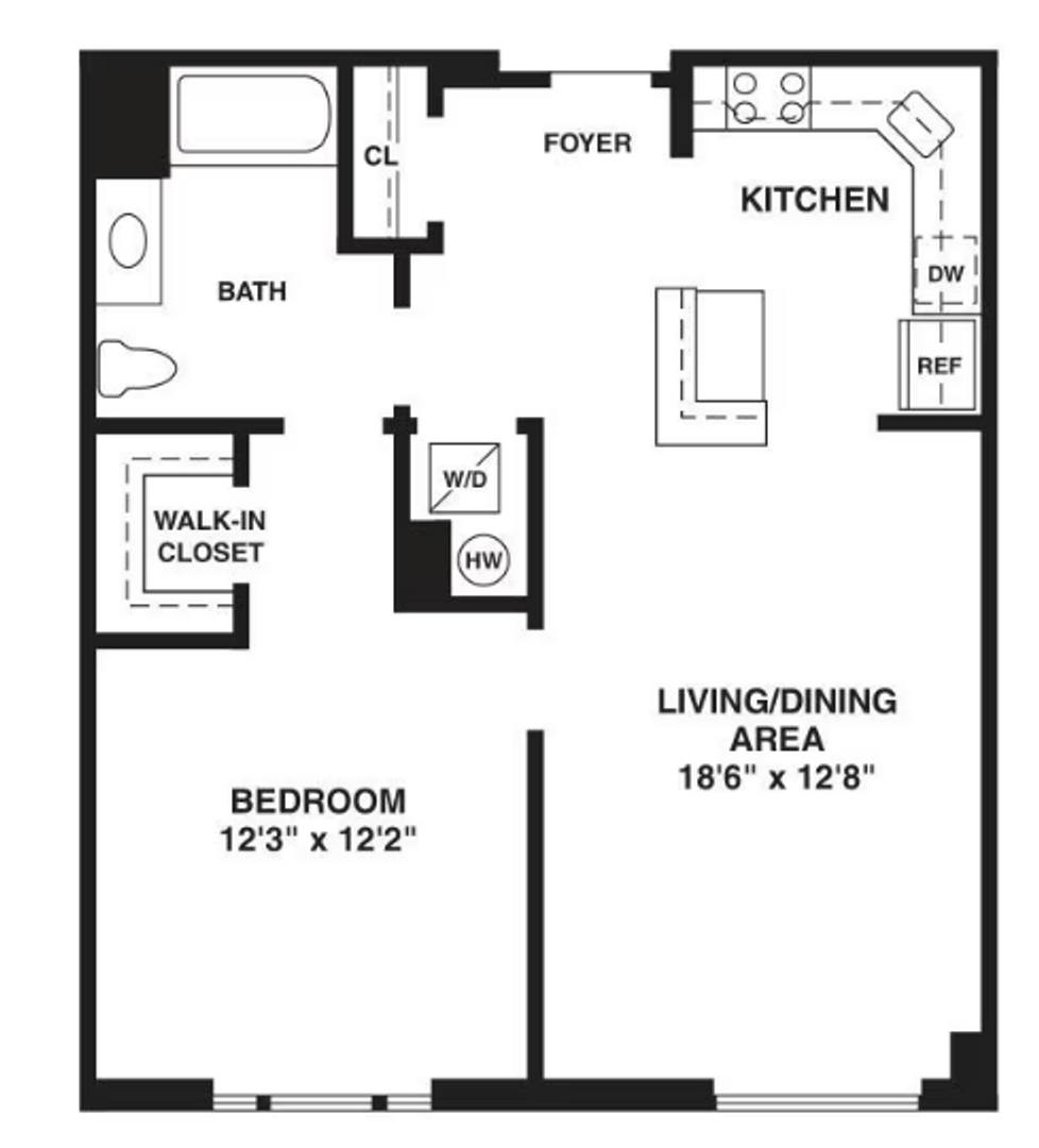 Apartment for rent at 55 Riverwalk Place, West New York, NJ 07093