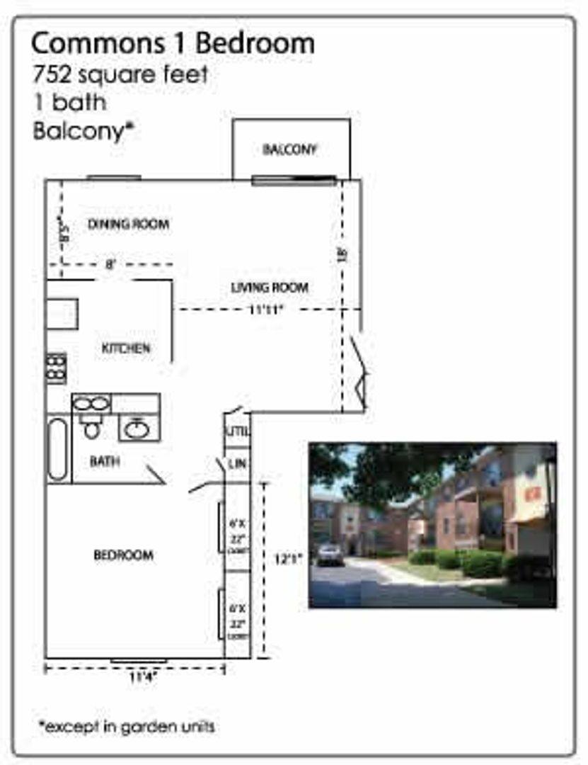 Apartment for rent at 5220 Luzzane Lane, Indianapolis, IN 46220