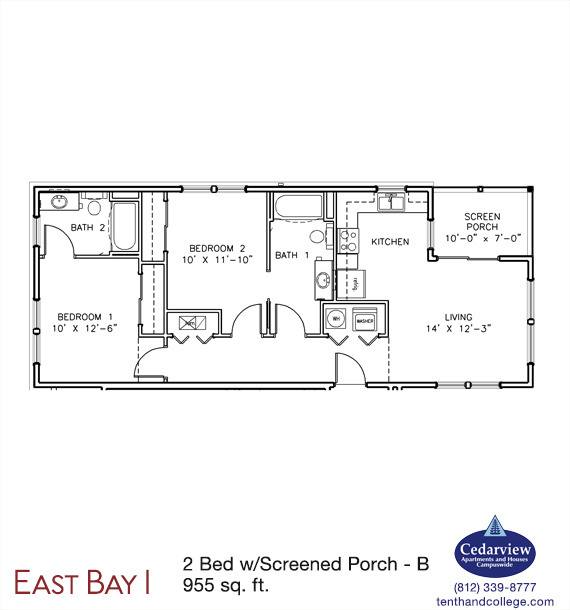 Apartment for rent at 2539 Eastgate Lane, Bloomington, IN 47408