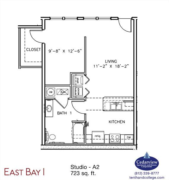 Apartment for rent at East Bay I, 2539 Eastgate Lane, Bloomington, IN 47408