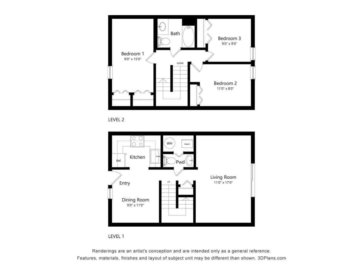 Apartment for rent at 301 Executive Dr N, Newark, OH 43055