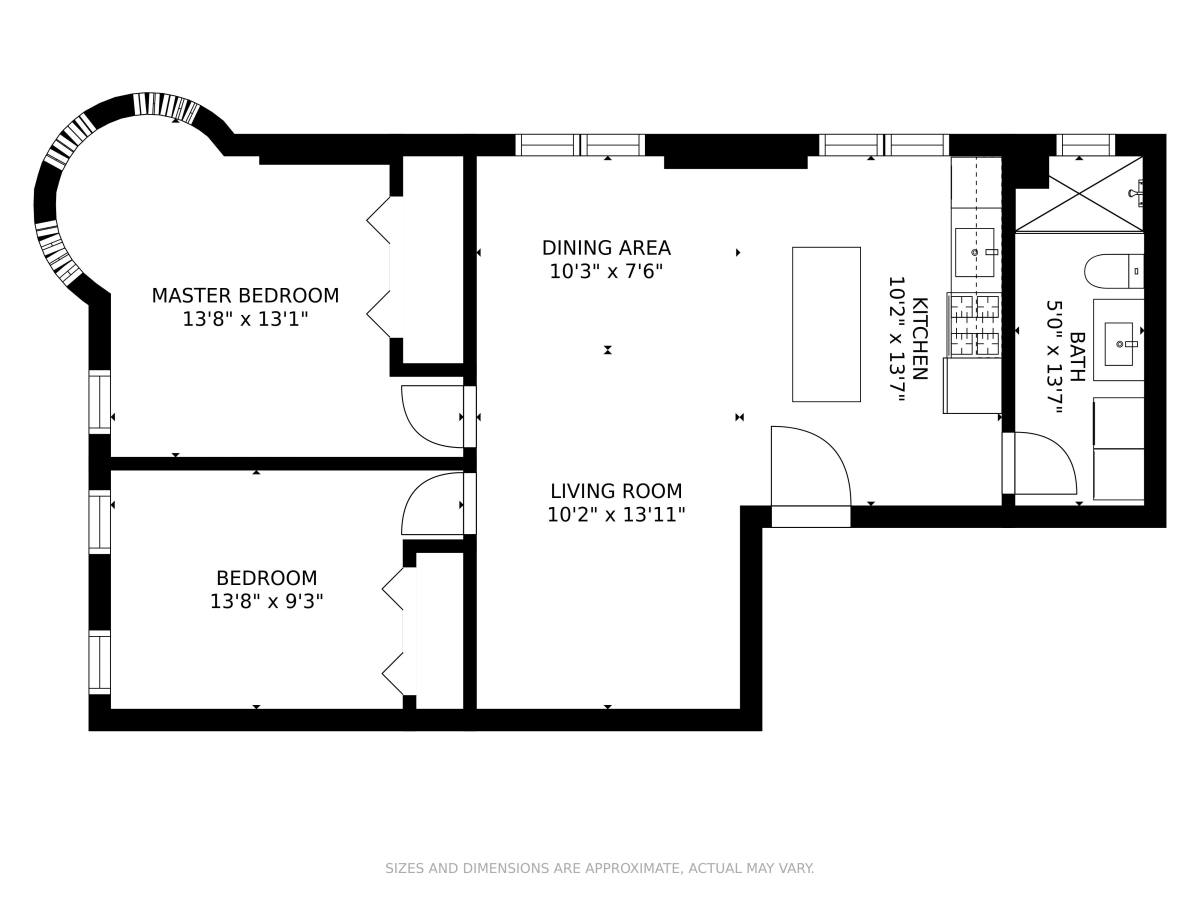 Apartment for rent at 818 W 18th St #3F, Chicago, IL 60608