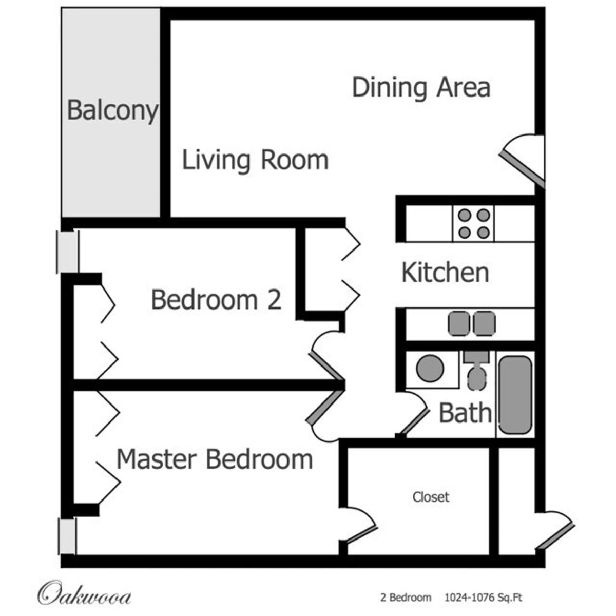 Apartment for rent at 2101 Oakwood Rd, Ames, IA 50014
