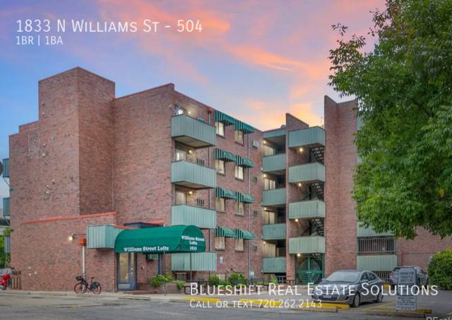 Condo for rent at 1833 N Williams St #504, Denver, CO 80218