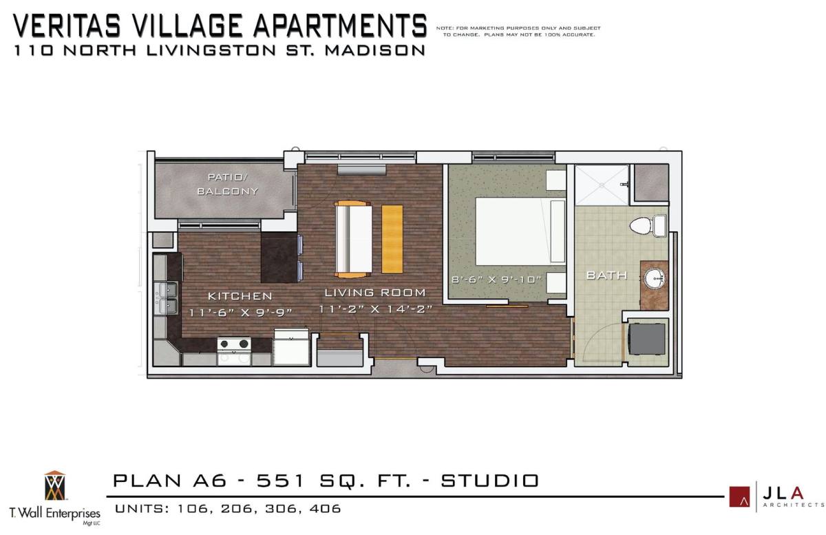 Apartment for rent at 110 N Livingston St, Madison, WI 53703