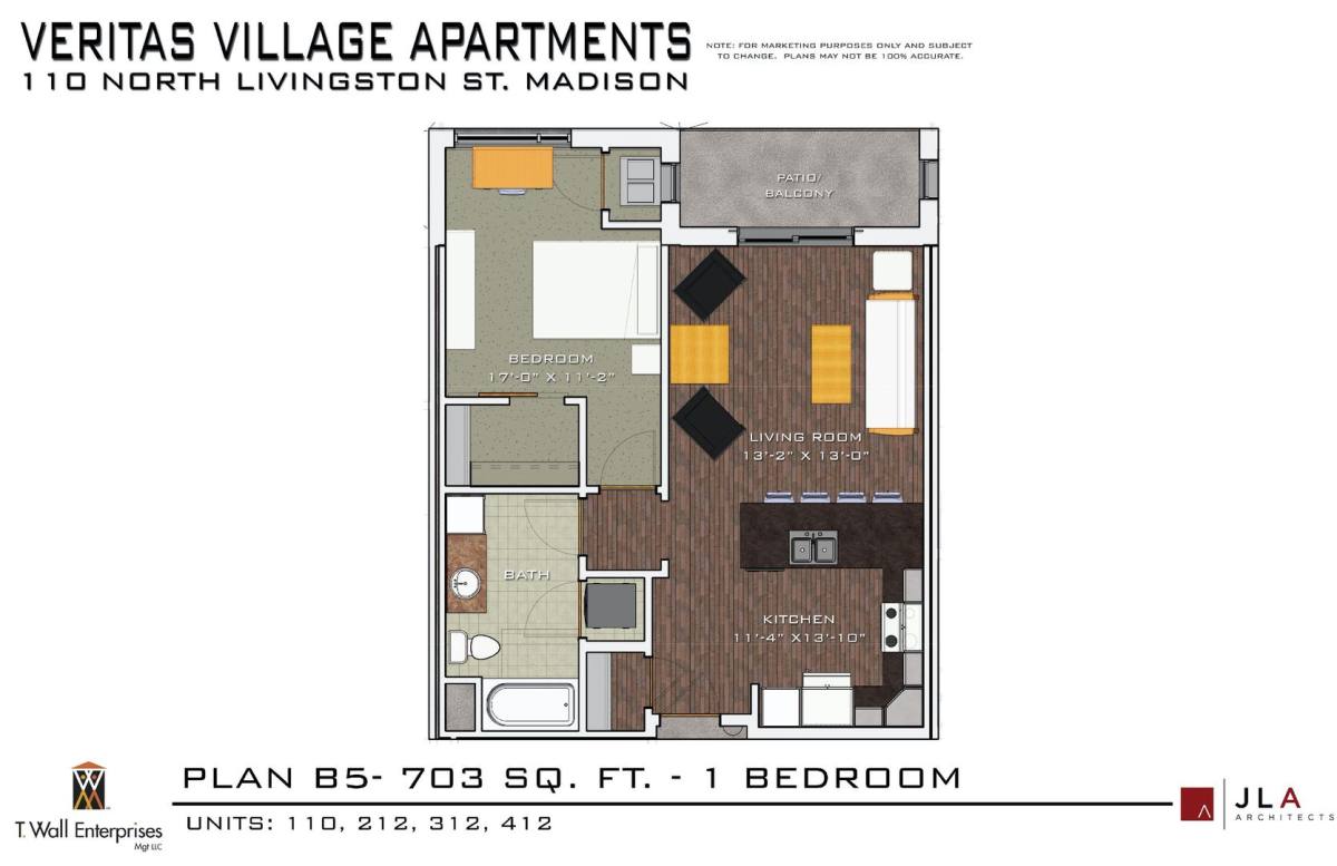 Apartment for rent at 110 N Livingston St, Madison, WI 53703