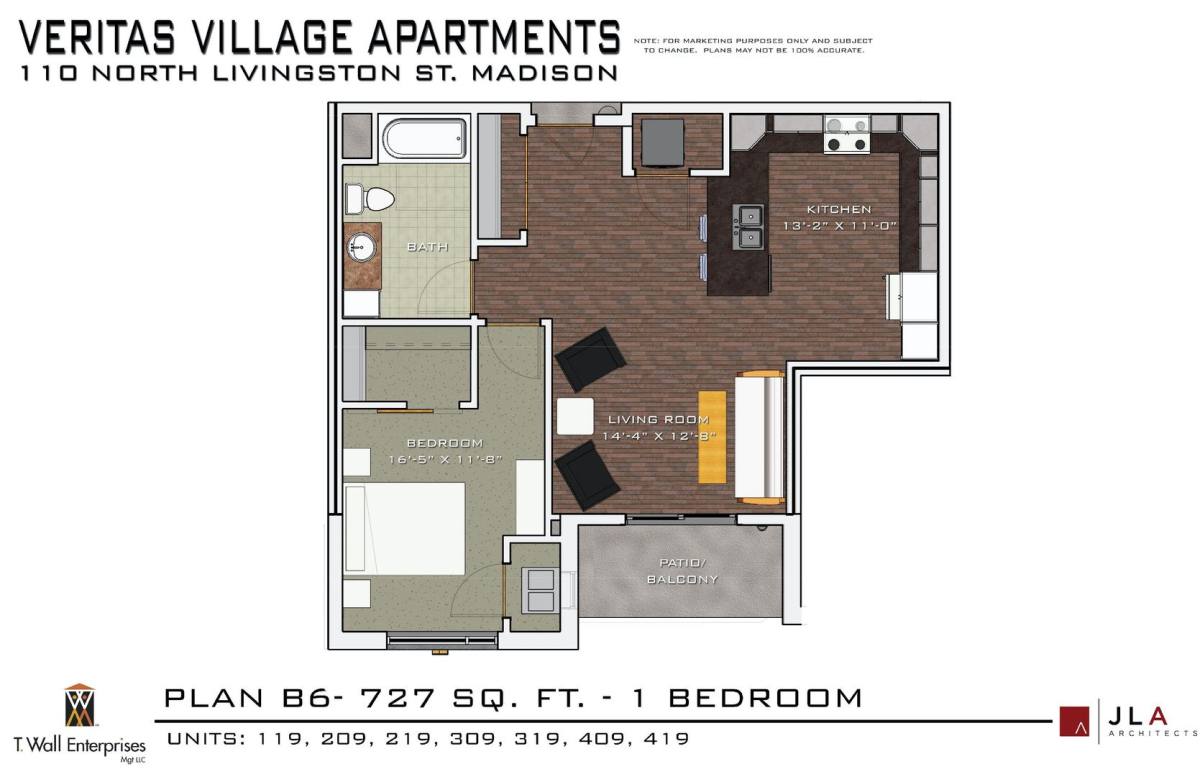 Apartment for rent at 110 N Livingston St, Madison, WI 53703
