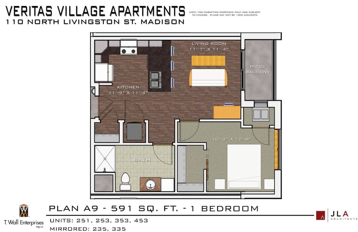 Apartment for rent at 110 N Livingston St, Madison, WI 53703