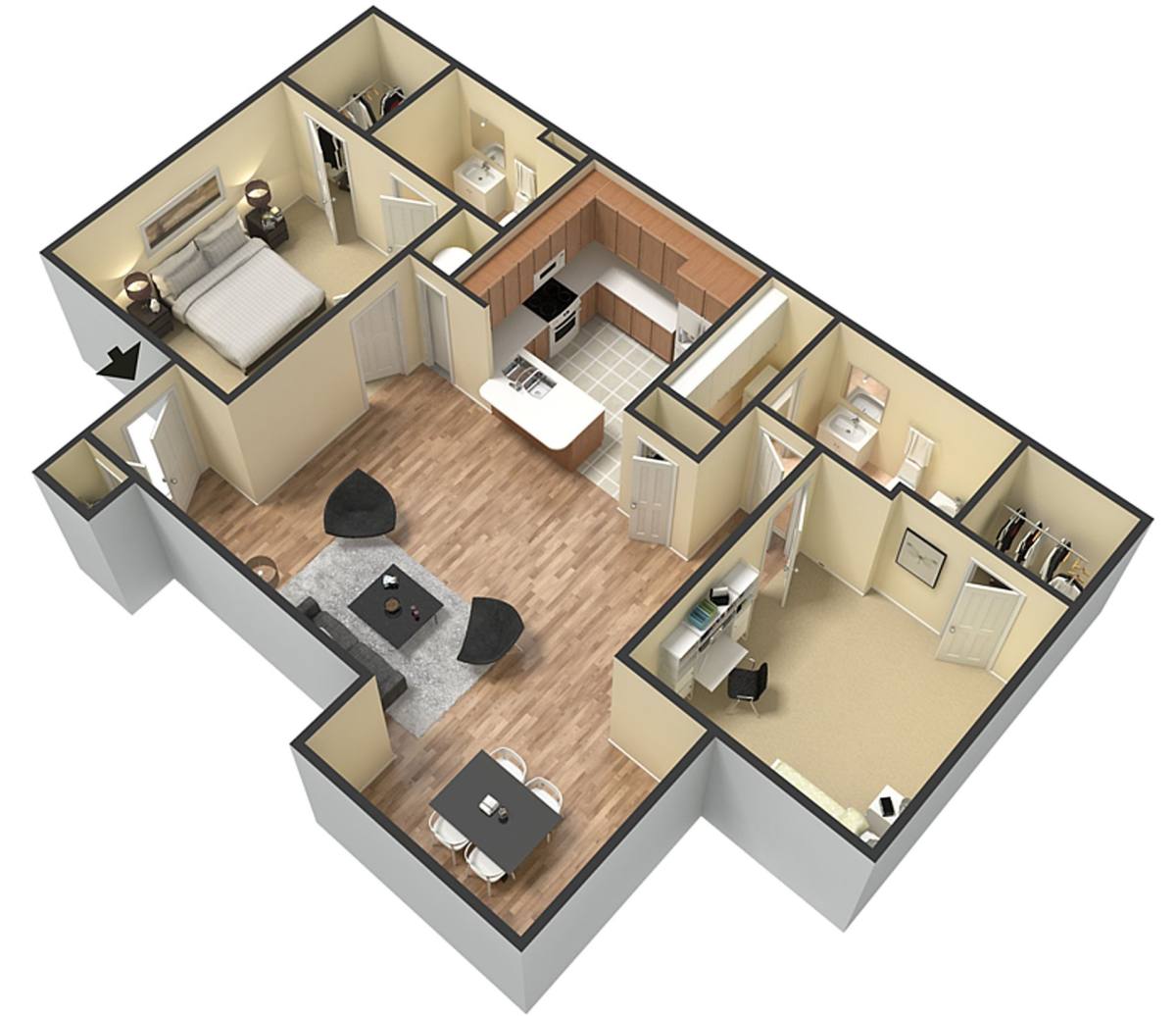 Apartment for rent at 1100 W Tuscon St, Broken Arrow, OK 74011