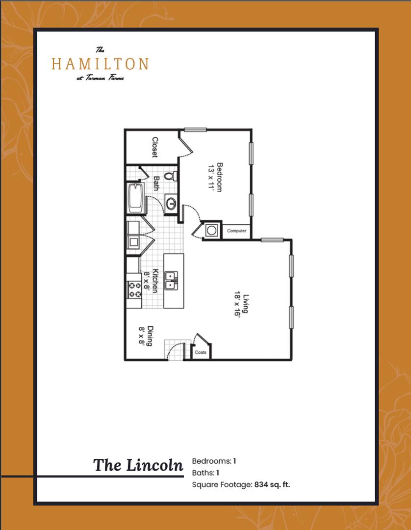 Apartment for rent at Hamilton at Turman Farms, 4375 Highway 51 N, Horn Lake, MS 38637