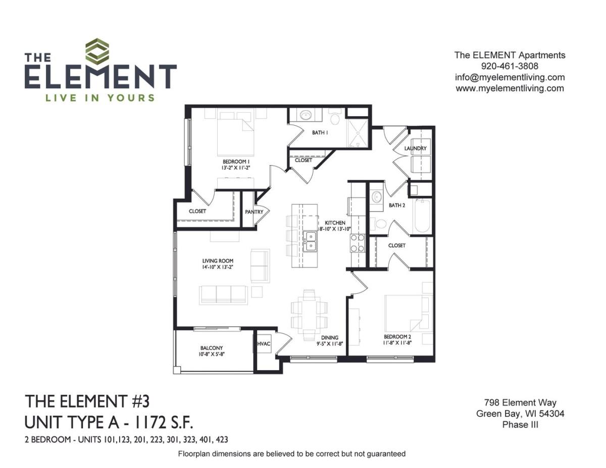 Apartment for rent at 798 Element Way, Green Bay, WI 54304
