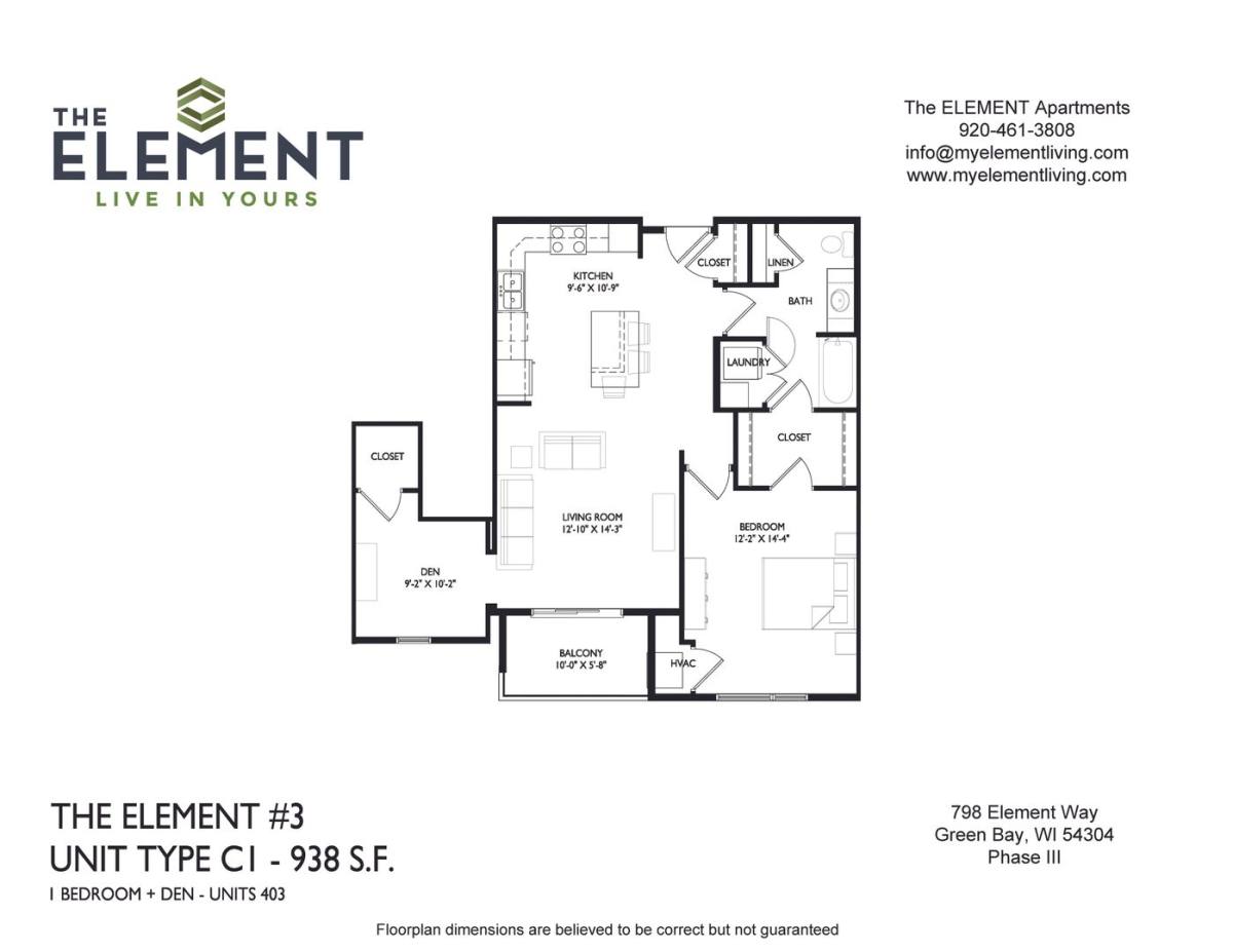Apartment for rent at 798 Element Way, Green Bay, WI 54304