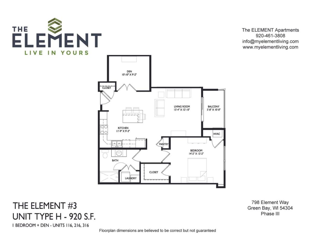 Apartment for rent at 798 Element Way, Green Bay, WI 54304