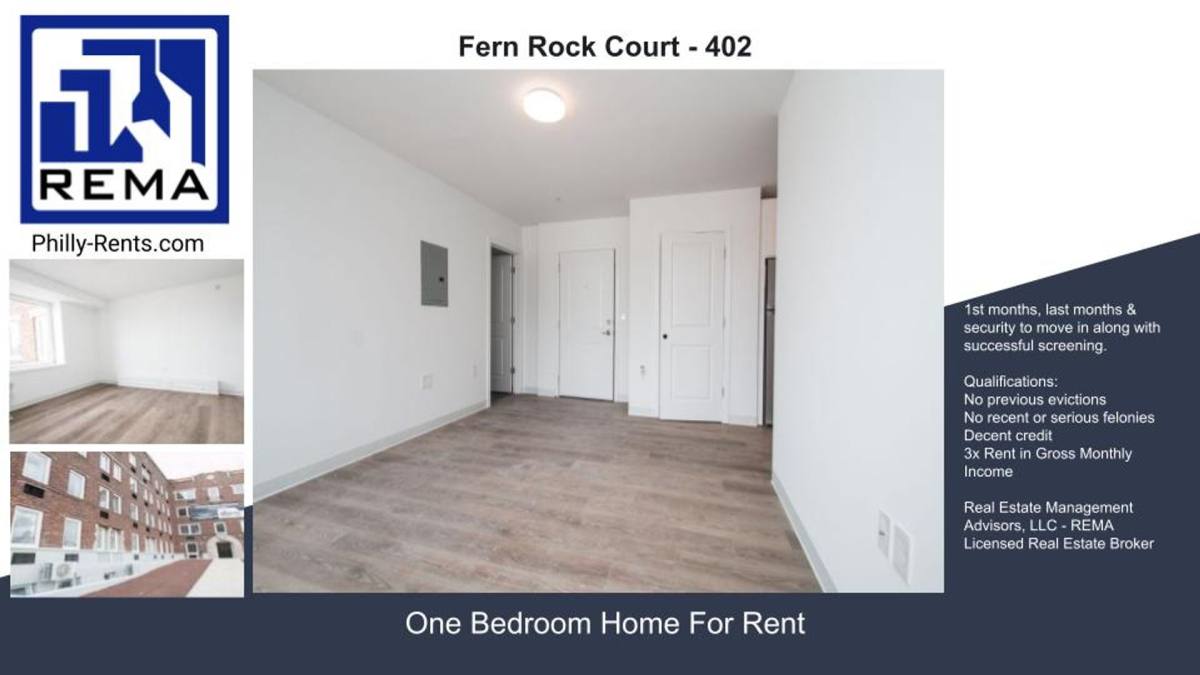Apartment for rent at Fern Rock Court, 5840-50 N 13th St, Philadelphia, PA 19141