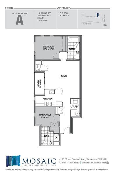 Apartment for rent at Mosaic on Oakland, 4175 N Oakland Ave, Milwaukee, WI 53211