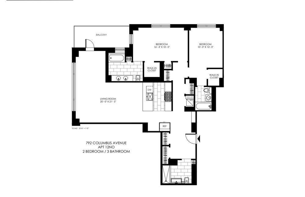 Apartment for rent at 792 Columbus Ave #12NO, New York, NY 10025