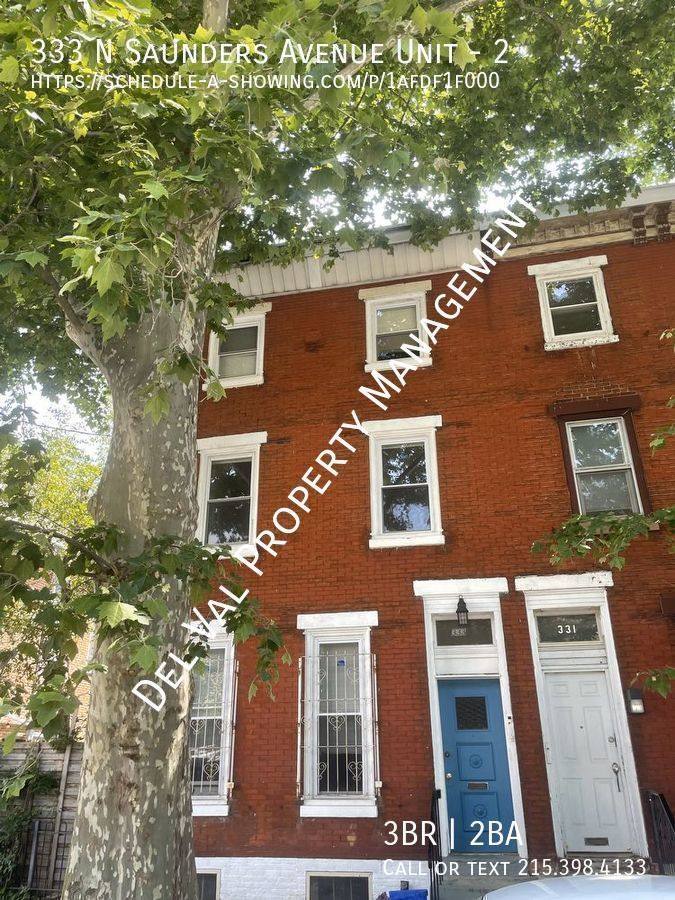 Apartment for rent at 333 N Saunders Ave #2, Philadelphia, PA 19104