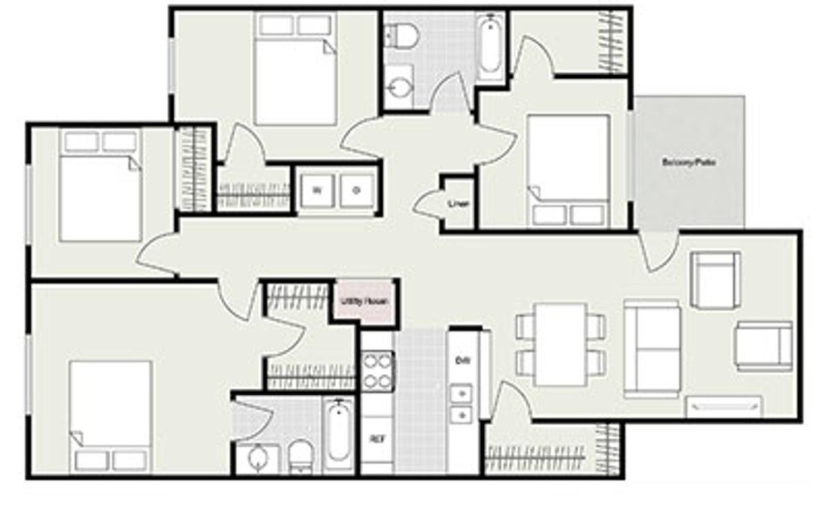 Apartment for rent at 1830 N Flatrock River Dr, Rushville, IN 46173