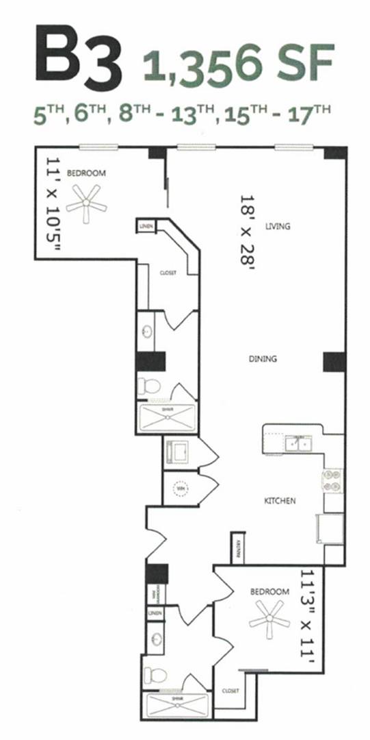 Apartment for rent at 1900 Pacific Ave, Dallas, TX 75201