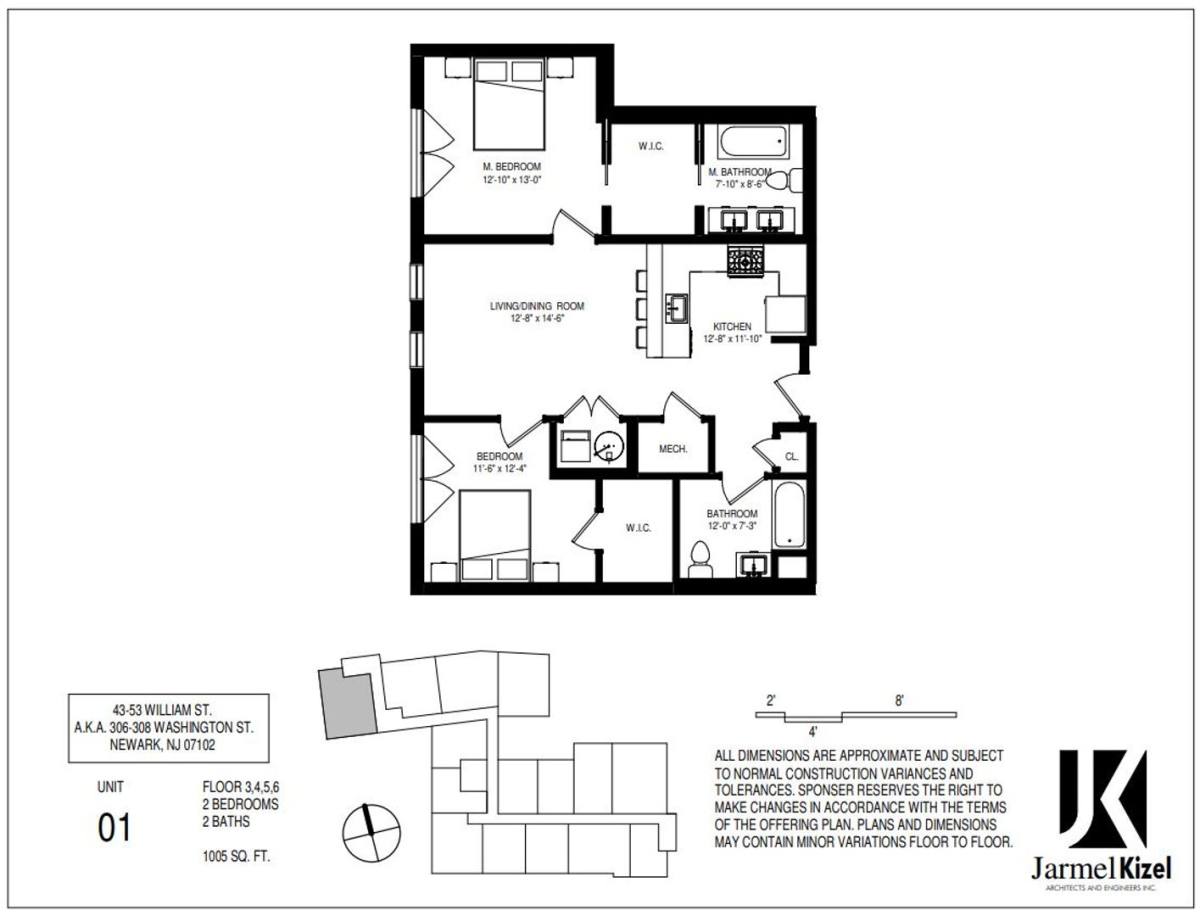 Apartment for rent at 45 William St, Newark, NJ 07102