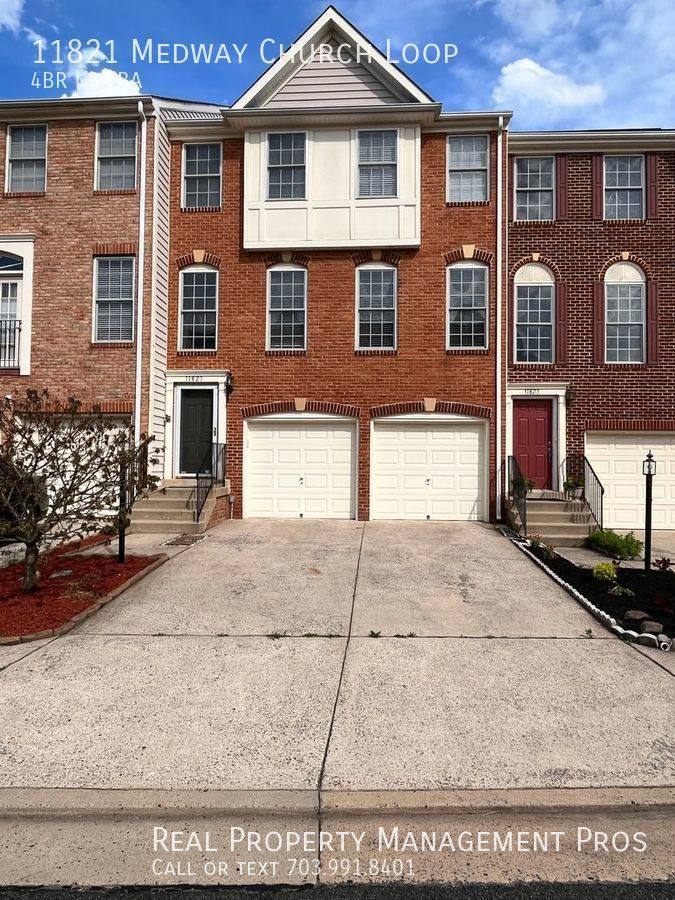 11821 Medway Church Loop, Manassas, VA 20109 Townhouse For Rent