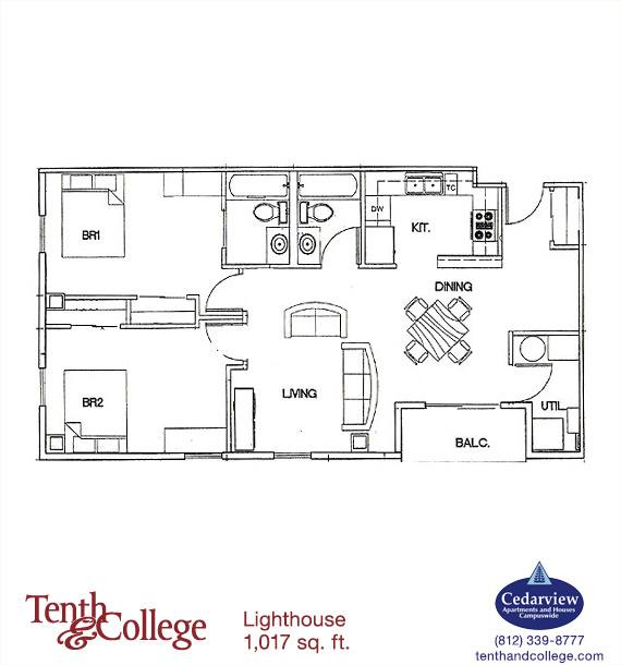 Apartment for rent at 601 N College Ave, Bloomington, IN 47404