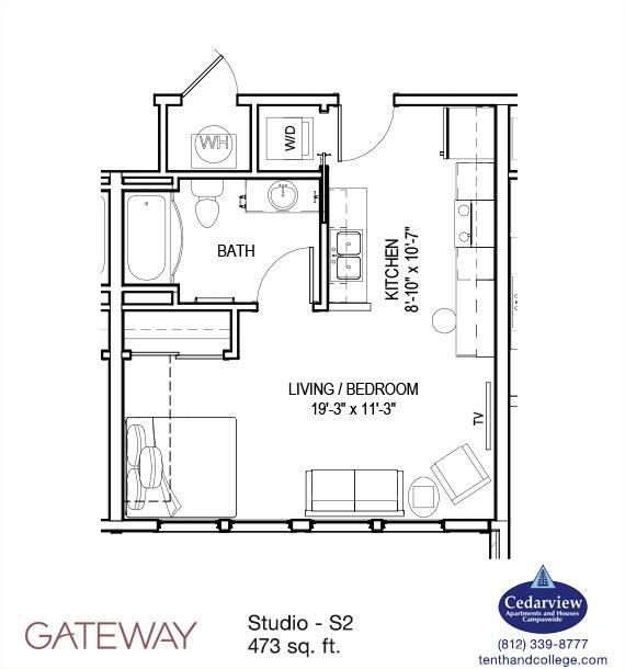 Apartment for rent at 1280 N College Ave, Bloomington, IN 47404