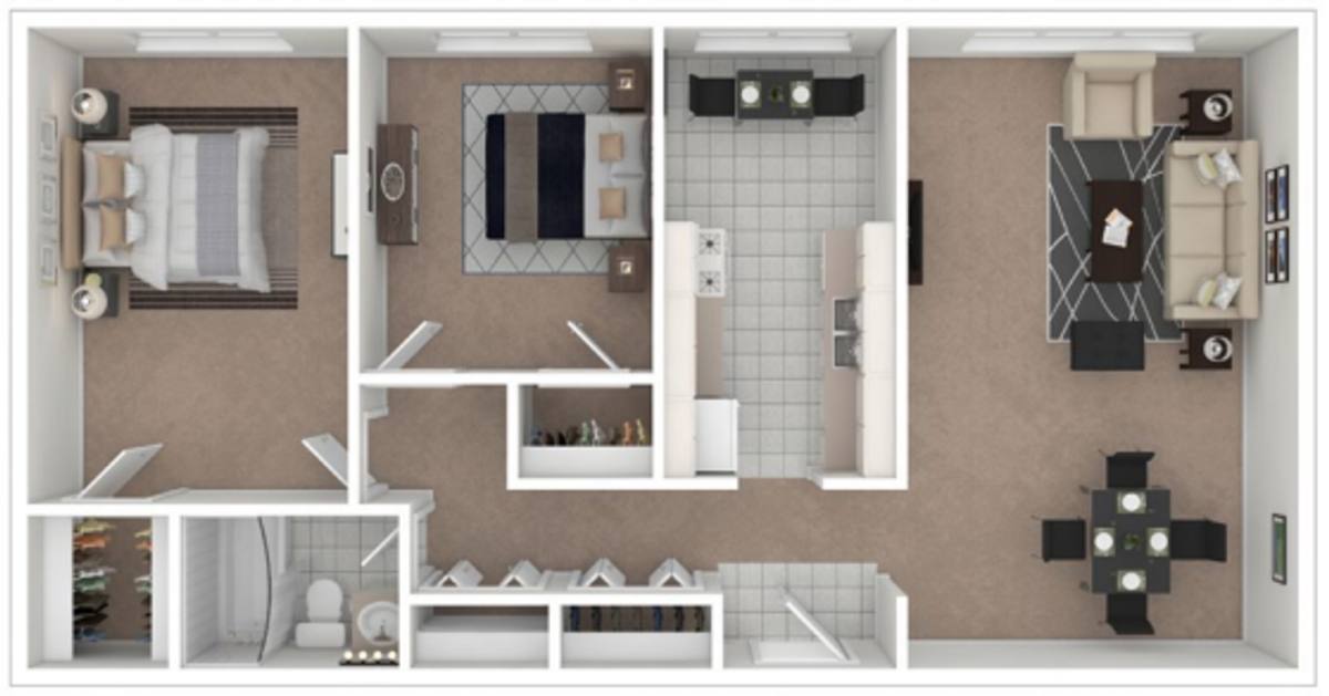 Apartment for rent at 2904 31st St, Zion, IL 60099