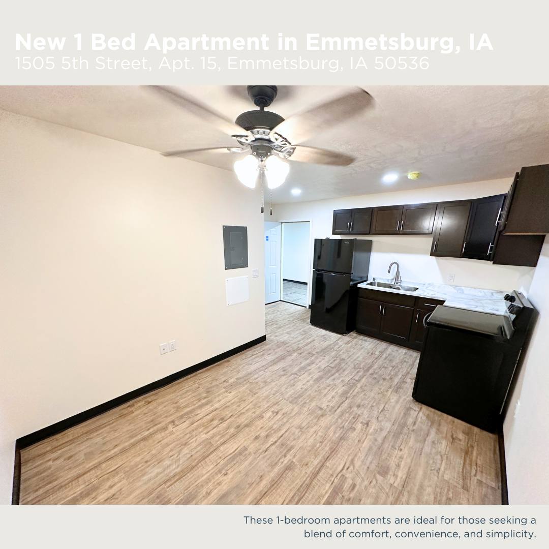 Apartment for rent at 1505 5th St, Emmetsburg, IA 50536