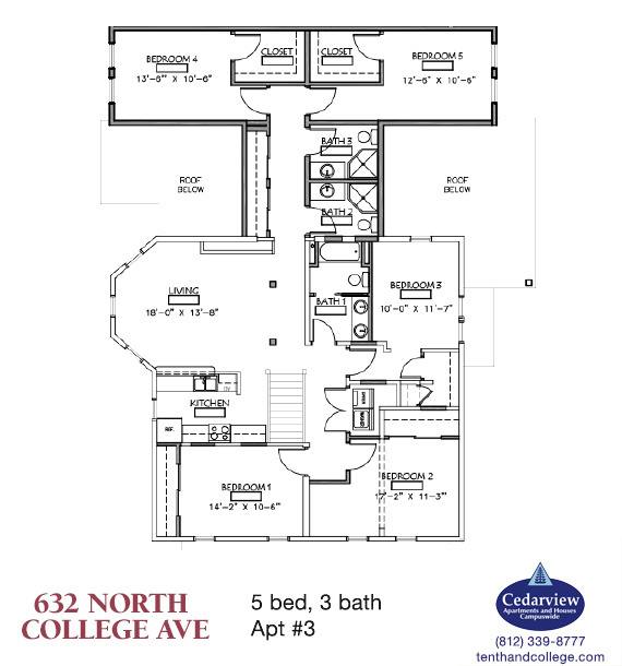 Apartment for rent at 632 N College Ave, Bloomington, IN 47404