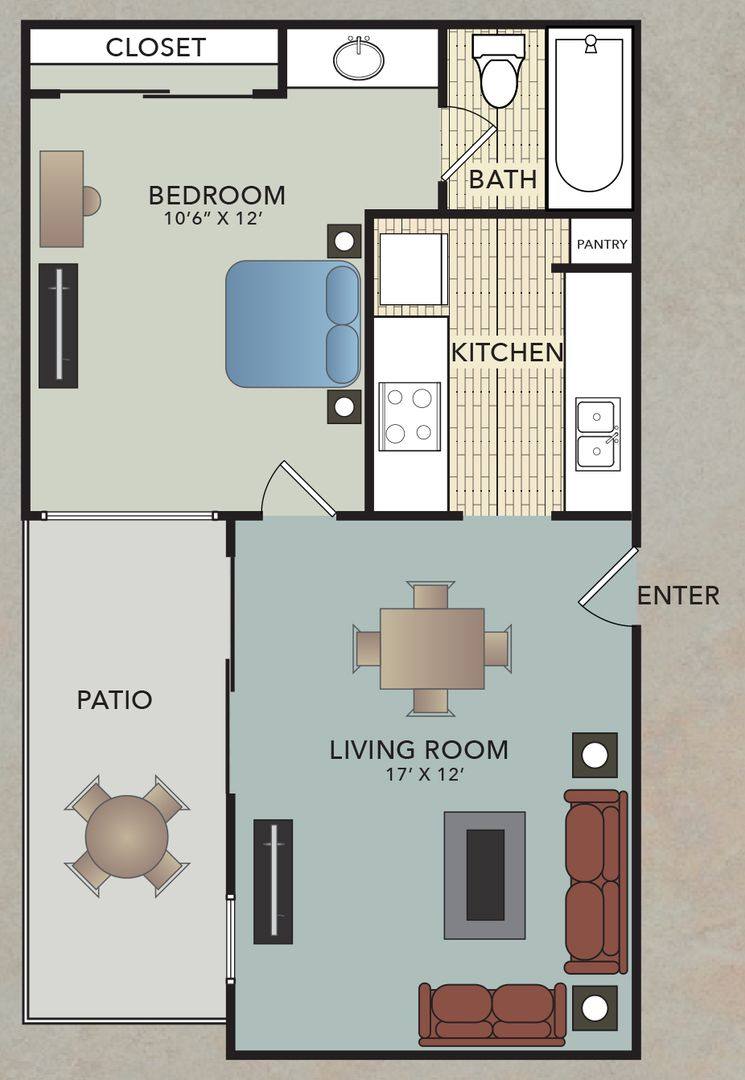 Apartment for rent at Rustic Ridge, 3005 W Walnut Hill Lane, Irving, TX 75038