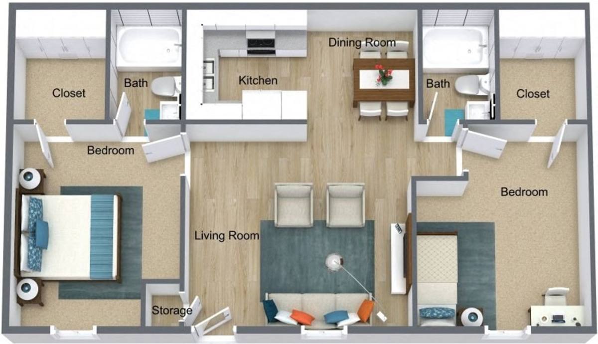 Apartment for rent at Charleston, 2073 W Lindsey St, Norman, OK 73069