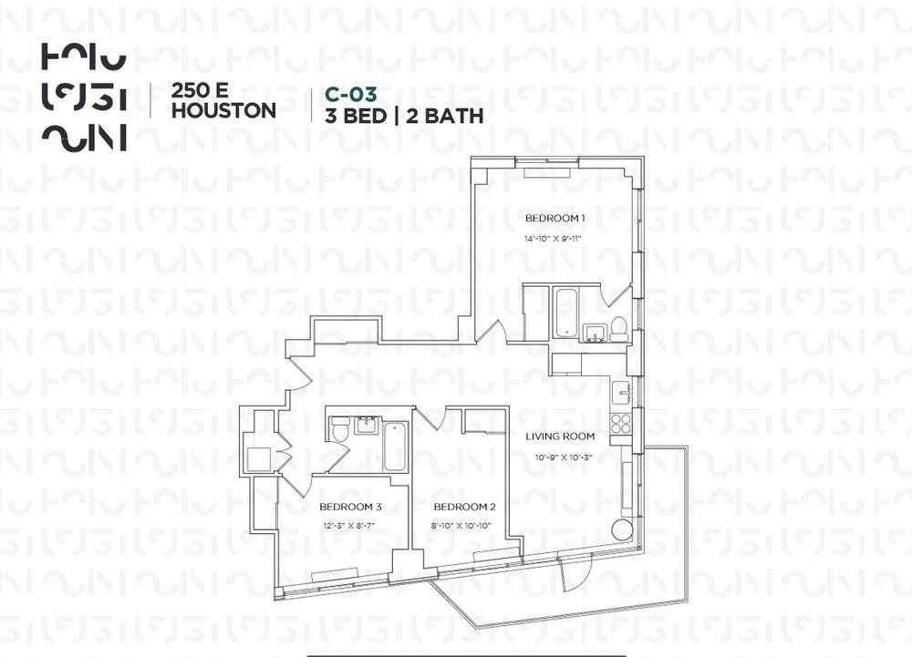 Apartment for rent at 250 E Houston St #12C, New York, NY 10002