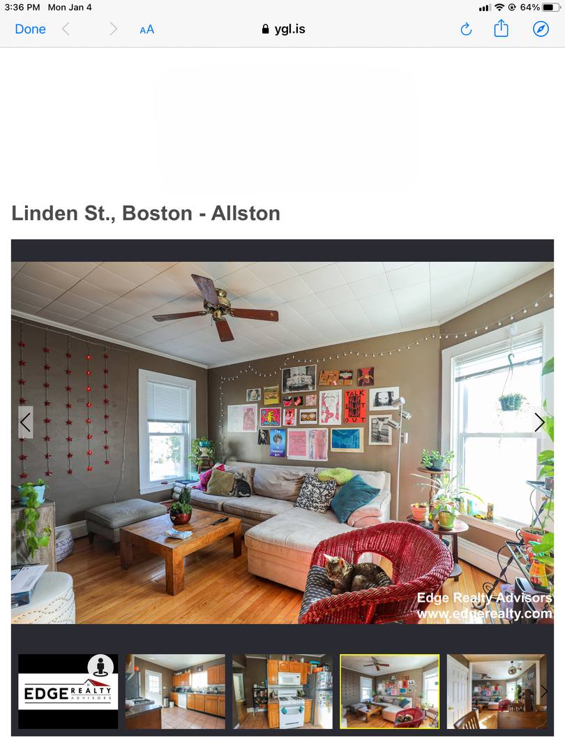 Apartment for rent at 86 Linden St #2E, Allston, MA 02134