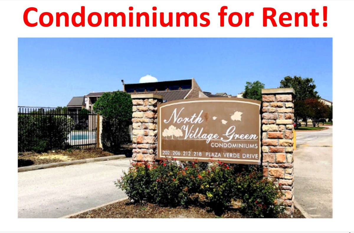 Condo for rent at 206 Plaza Verde Dr, Houston, TX 77038