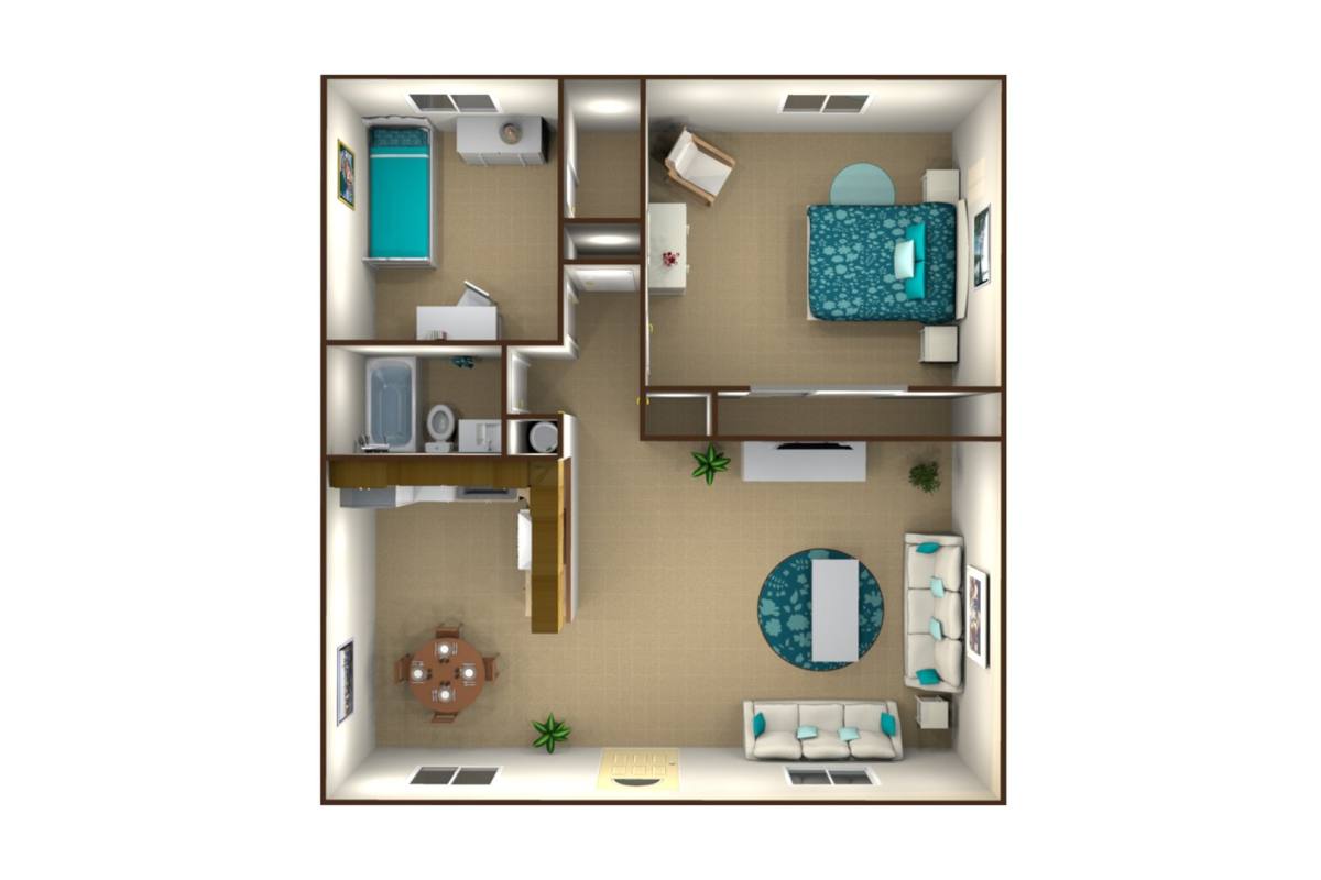 Apartment for rent at 2334-2412 W Dennett Ave, Fresno, CA 93728