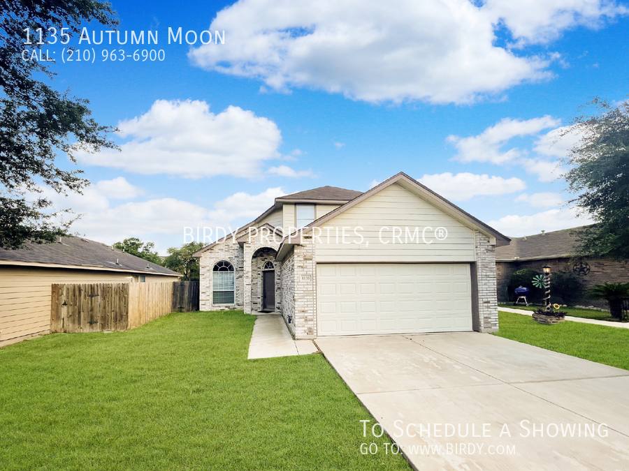 House for rent at 1135 Autumn Moon, San Antonio, TX 78245