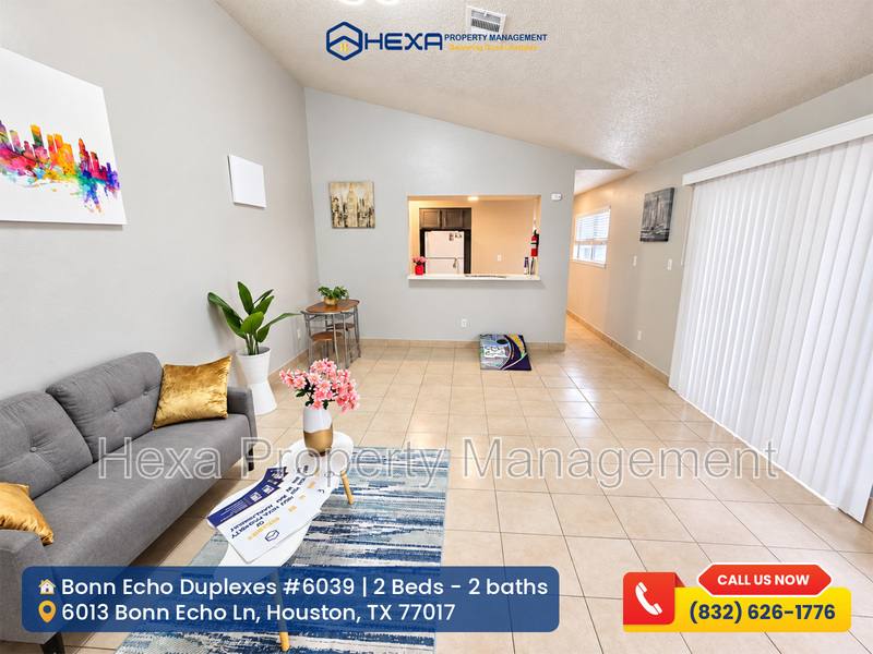 Townhouse for rent at 6017 Bonn Echo Lane, Houston, TX 77017