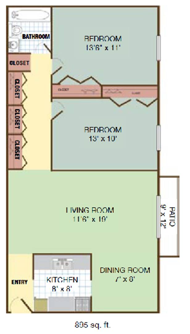 Apartment for rent at 24130-36 Euclid Ave, Euclid, OH 44117