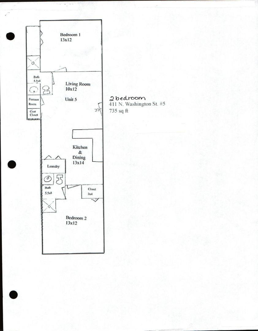 Apartment for rent at 411 N Washington St, Bloomington, IN 47408