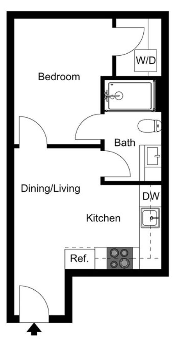 Apartment for rent at 254 W 400 S, Salt Lake City, UT 84101