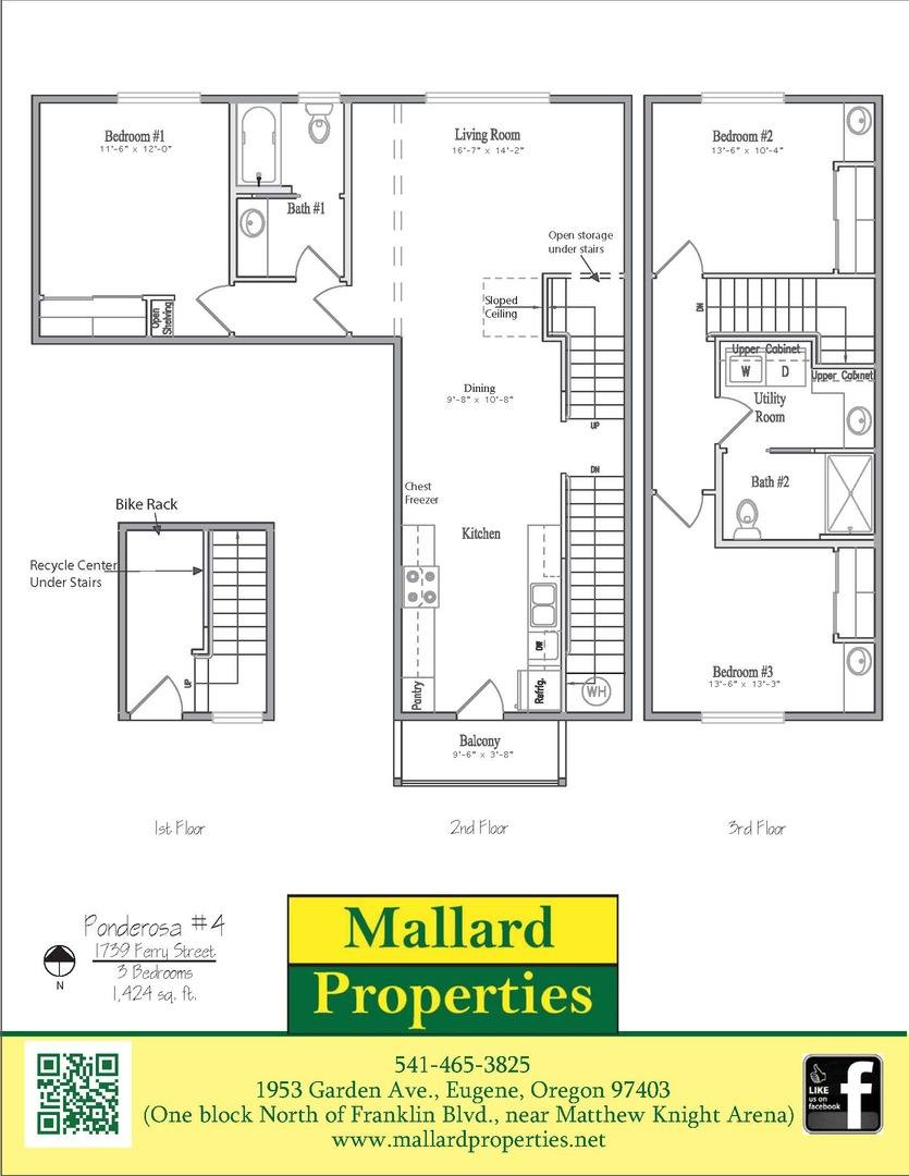 Townhouse for rent at 1739 Ferry St, Eugene, OR 97401