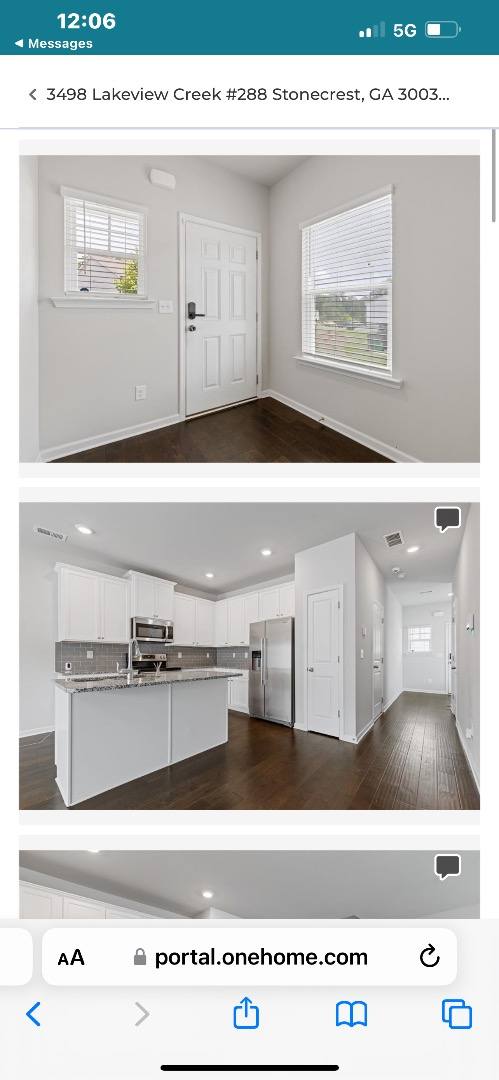 Townhouse for rent at 3498 Lakeview Creek, Lithonia, GA 30038