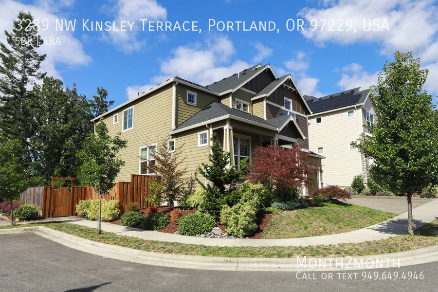 House for rent at 3289 NW Kinsley Terrace, Portland, OR 97229